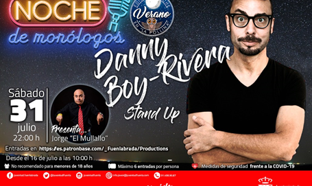 ¡Noche de monólogos con Stand Up!  de Danny Boy-Rivera