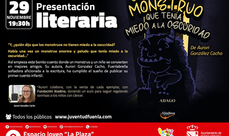  Aurori González Cacho presenta su primer cuento «El Monstruo que tenía miedo a la oscuridad»