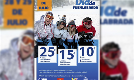 28 y 29 de julio Días de Fuenlabrada en Pista de Nieve Xanadú