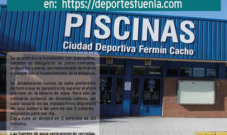 Apertura de la piscina municipal de Fuenlabrada