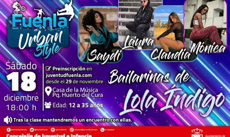 Comienza la preinscripción a la Master Class de danza urbana con Saydi, Laura, Mónica y Claudia bai