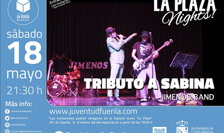 Concierto Tributo a Joaquín Sabina en el Espacio Joven La Plaza