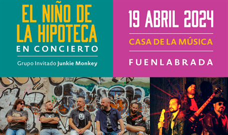 Concierto de El Niño de la Hipoteca + Junkie Monkey.