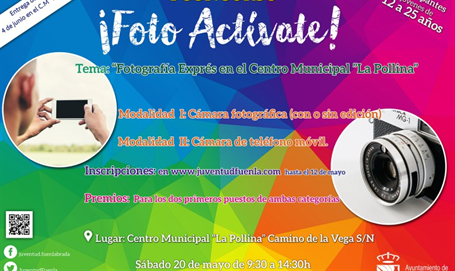 Concurso de Fotografía para jóvenes de 12 a 25 años