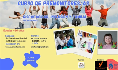 Curso de premonitores/as de la Asociación Arbifuenla Discapacidad, Inclusión y Familia