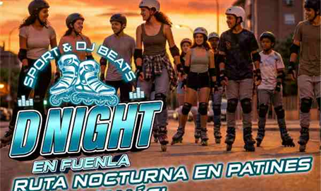 DNight Ruta Nocturna en Patines por Fuenlabrada