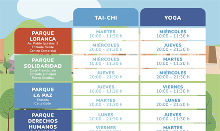Deportes en los parques 2024