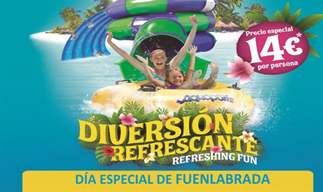 Días de Fuenlabrada en el parque acuático Aquopolis