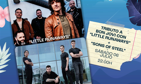 En concierto Tributo a Bon Jovi y Sons of Steel en Los Veranos en La Pollina