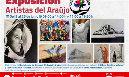 Exposición “Artistas del Araujo” en el Espacio Joven La Plaza
