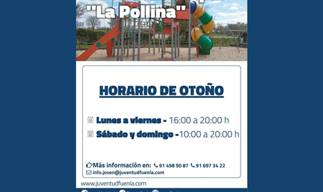 Horarios de apertura del Centro Municipal La Pollina