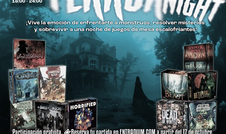Jornada de juegos de mesa terroríficos Lupus Terror Night