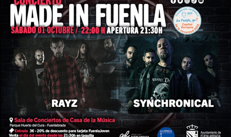 Made in Fuenla con las bandas RAYZ y SYNCHRONICAL