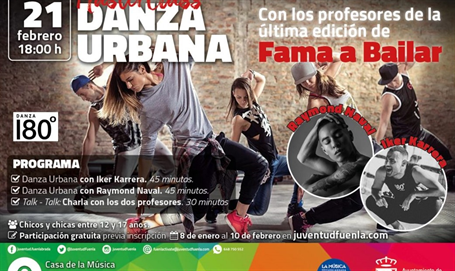 Masterclass Danza Urbana con profesores de Fama a Bailar