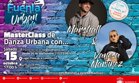 Masterclass de danza urbana con Marshall y Vanesa Martínez