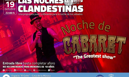 ¡Nuevo Espectáculo!!!! Las Noches Clandestinas, Bienvenid@s al Cabaret