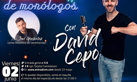 Noche de Monólogos con DAVID CEPO, llega con el espectáculo “Stand up Comedy”