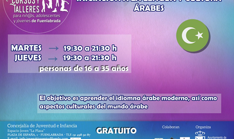 Plazas disponibles del Curso de Iniciación a la Lengua y Cultura Árabes 
