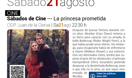 Sábados de Cine "La princesa prometida"