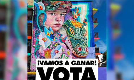 Vota y gana un viaje a París ¡Queremos tener el mejor mural del mundo en Fuenlabrada!
