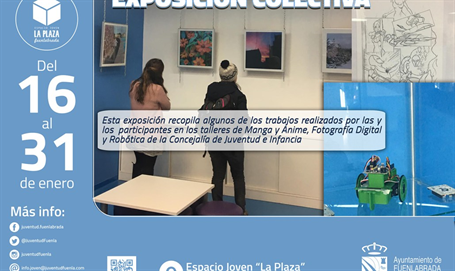Exposición colectiva participantes en los talleres de Manga y Anime, Robótica y Fotografía Digital