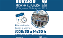 Horario del 30 de junio al 29 de agosto de 2025 del Espacio Joven «La Plaza» de Fuenlabrada