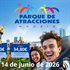 Fuenlabrada disfruta del Parque de Atracciones de Madrid,  los días 13 y 14 de junio de 2026